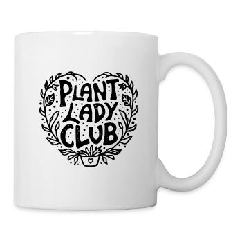 Pflanze Dame Club Gartengruppe lustiger Gärtner - Tasse - Weiß - Rechts