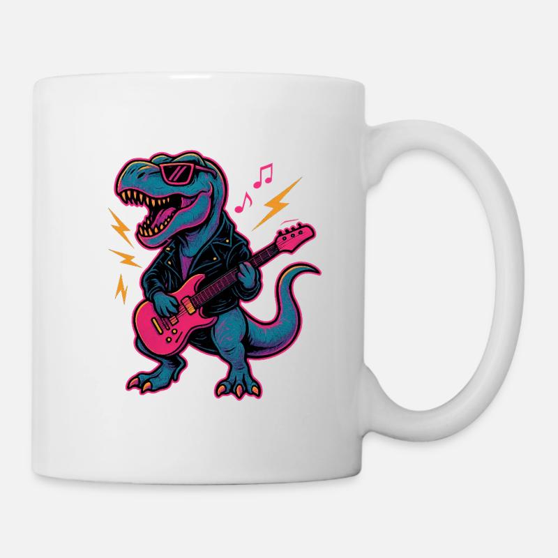 Rock Dino - Mug blanc - blanc