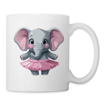 Elefant_im_Tuettue2 - Mug blanc - blanc - Droite