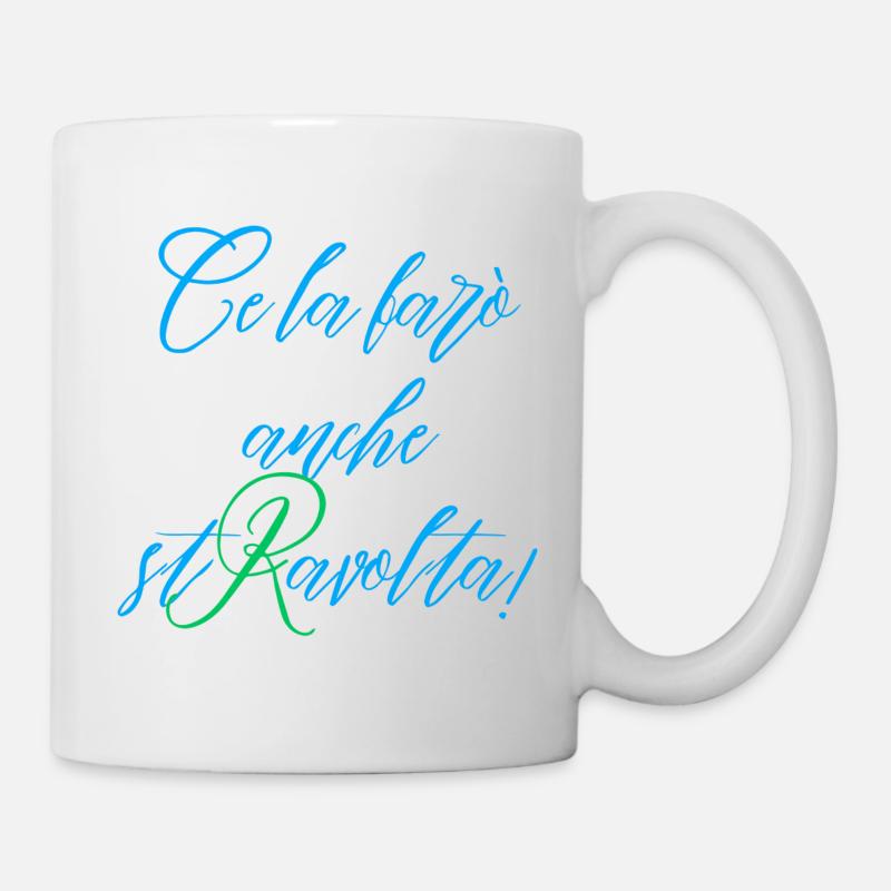 I'll also make it upset Blue and Green - Mug - white