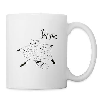 Flying squirrels approaching - Mug - white - Right