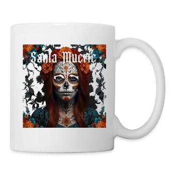 Santa Muerte Tag der Toten Design - Tasse - Weiß - Rechts