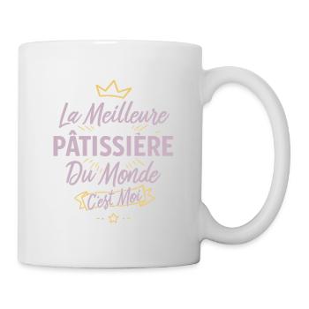 The best pastry chef in the world - Mug - white - Right