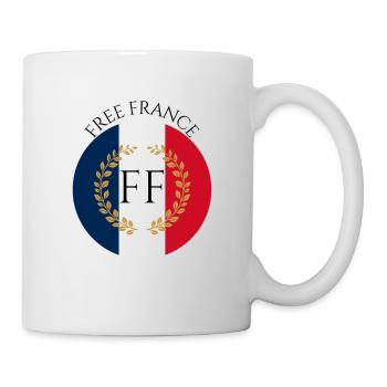 Classic Free France emblem - Mug - white - Right