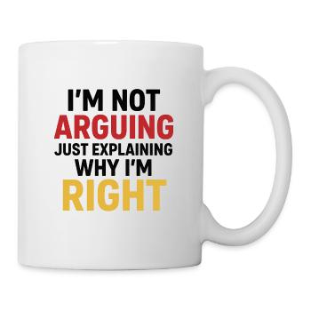 Expression de soi, Humour, Design - Mug blanc - blanc - Droite