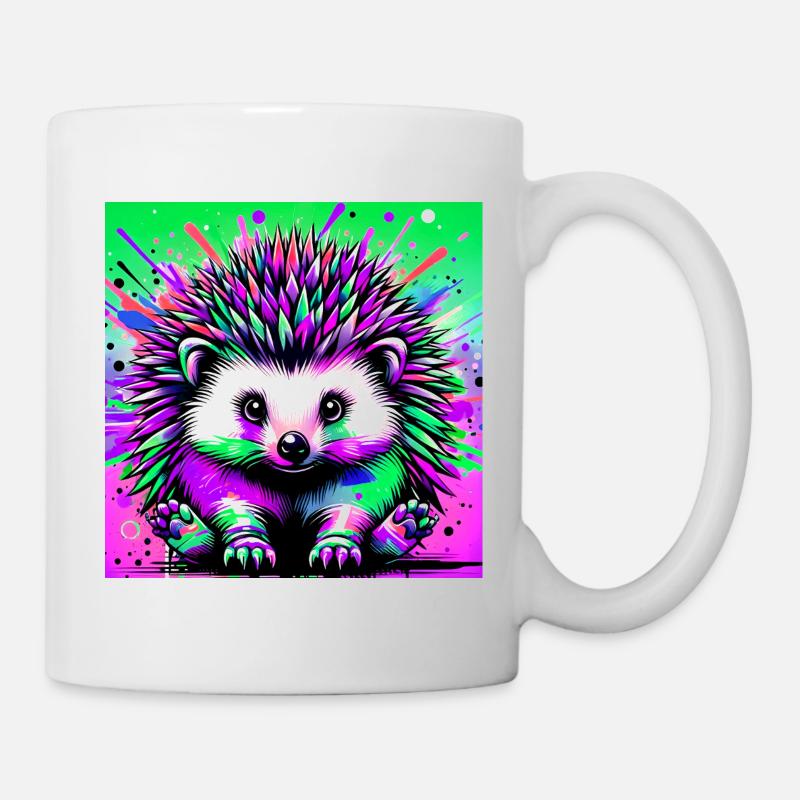Igel - Tasse - Weiß