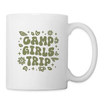 Camp filles voyage camping besties amies assorties - Mug blanc - blanc - Droite