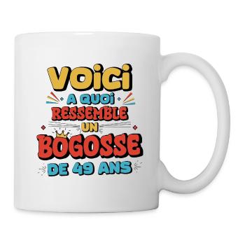 Humorkino Jubiläum 49 Jahre - Tasse - Weiß - Rechts
