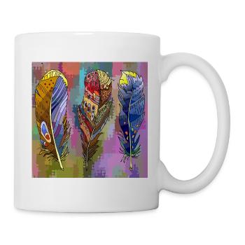 Stylo - Mug blanc - blanc - Droite