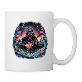 Illustration de musicien astronaute mystique - Mug blanc - blanc - Droite