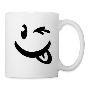 Un sourire par jour : votre boutique de joie et de style - Mug blanc - blanc - Droite