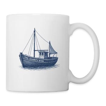 Das Shanty Man Nautical Boat Design - Tasse - Weiß - Rechts