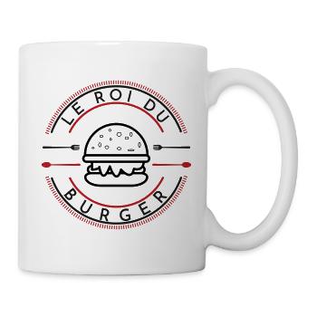 Original Design the king of burgers - Mug - white - Right