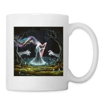 Enchanted Forest Harp Sorceress Design - Mug - white - Right