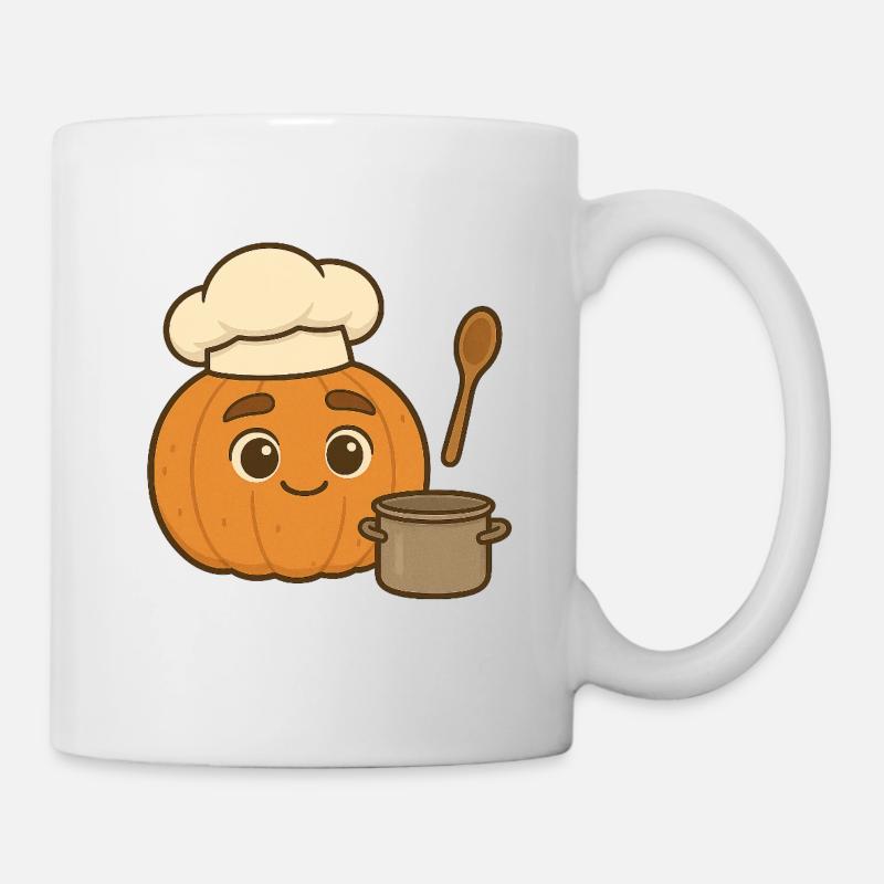 Freddie Pumpkin 3 - Tasse - Weiß