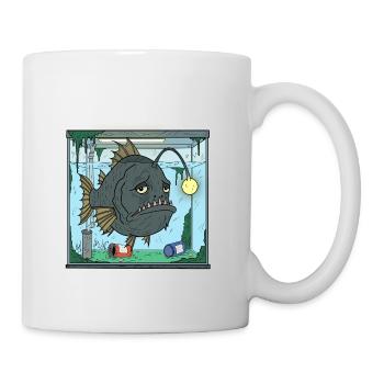 Leben der Aquarienfische - Tasse - Weiß - Rechts