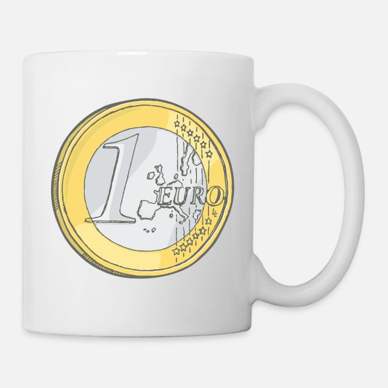 Un euro - Mug blanc - blanc