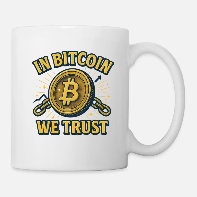 In Crypto We Trust - Tasse - Weiß