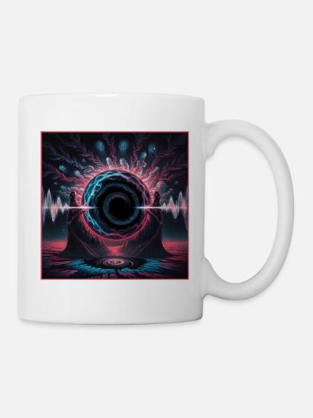 Kosmischer Abgrund – Psychisches Phänomen - Tasse - Weiß