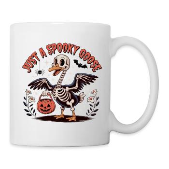 Juste une oie effrayante Oie idiote d’Halloween - Mug blanc - blanc - Droite