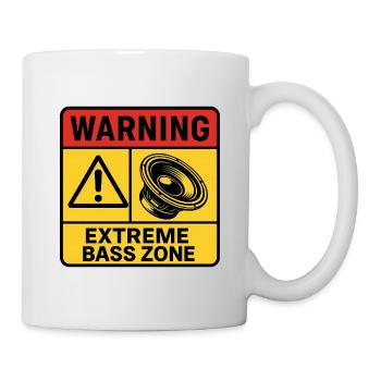 Extreme Bass Zone Warning - Mug - white - Right