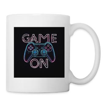 Neon Gaming Controller Design - Tasse - Weiß - Rechts