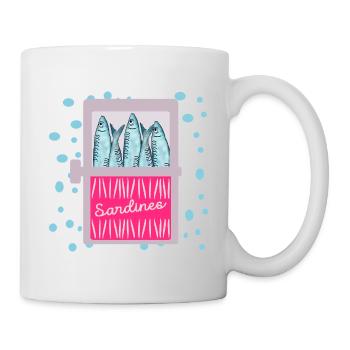 FISH TIN SARDINES FISH TIN - Mug - white - Right