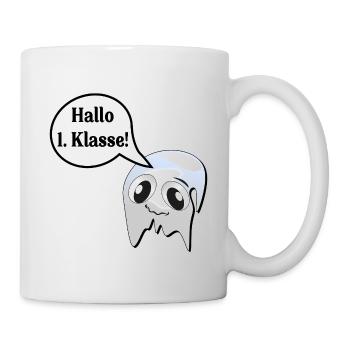 School enrolment school child 1st grade primary school Geist - Mug - white - Right