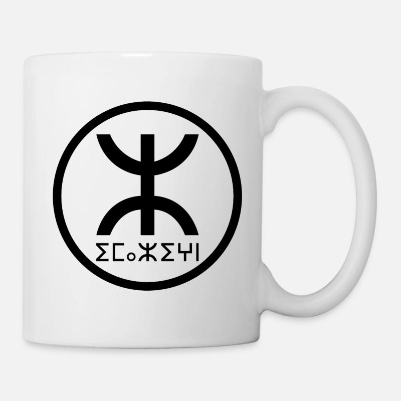 Amazigh Black Protection - Mug blanc - blanc