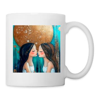 Porträt der Frauen der Fusion - Tasse - Weiß - Rechts