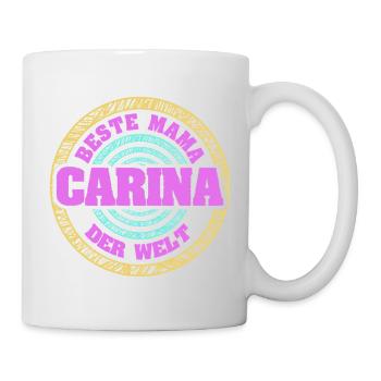 Geschenk für Carina - Tasse - Weiß - Rechts