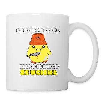 Morgendliches Killer-Huhn - Tasse - Weiß - Rechts