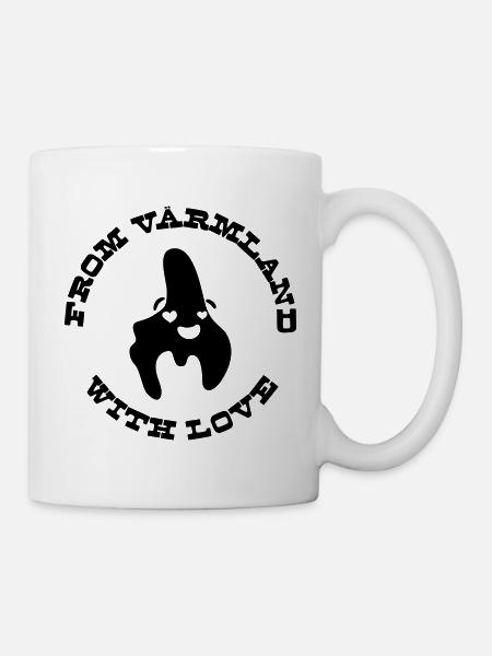 From Värmland with love - Mug - white