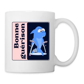 Bonne guérison Pieds - Mug blanc - blanc - Droite