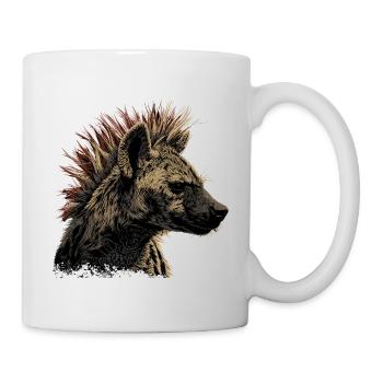 Hyäne Punkrock  - Tasse - Weiß - Rechts