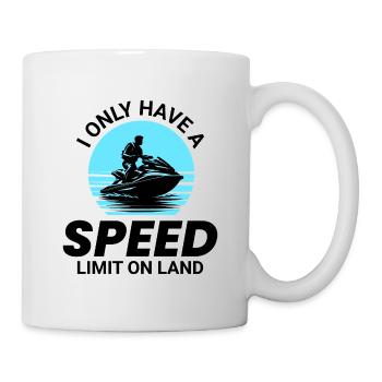 Jetski-Liebhaber Wassersport - Tasse - Weiß - Rechts