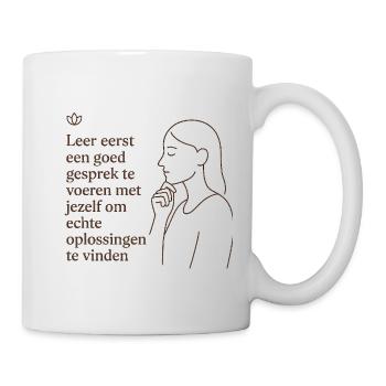 Illustration de suggestion d'apprentissage personnel - Mug blanc - blanc - Droite