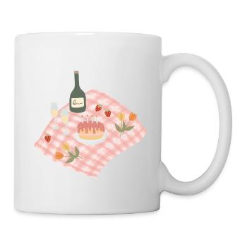Feier Picknick Party Design - Tasse - Weiß - Rechts
