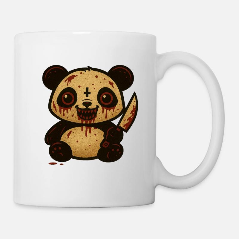 Bloody Darling Halloween Panda - Mug - white