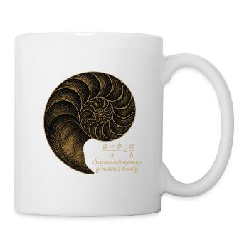 Golden Ratio of Fibonacci - Mug - white - Right