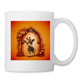 Känguru-Reliquiar im Garten der Uhren - Tasse - Weiß - Rechts