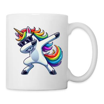 Dabbing Unicorn Dab Unicorn Girl Unicorns - Mug - white - Right
