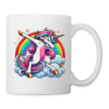 Dabbing Unicorn Dab Unicorn Girl Unicorns - Mug - white - Right