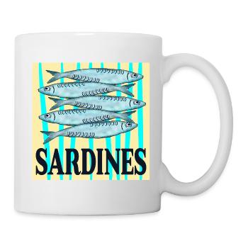 CANNED SARDINES FISH - Mug - white - Right
