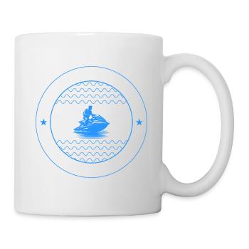 Adventure Lover Wave Rider  - Mug - white - Right