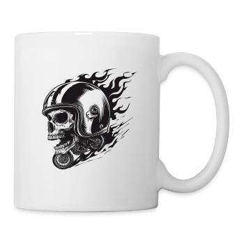 Ride or Die – Skull Rider - Tasse - Weiß - Rechts