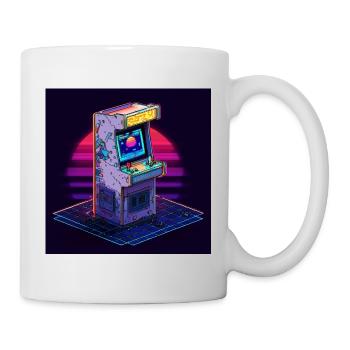 Arcade Dreams – Zurück in die 80er - Tasse - Weiß - Rechts