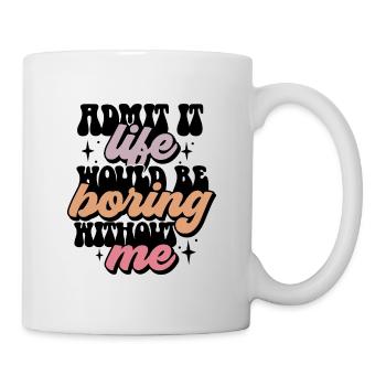 Classic expression in pastel shades - Mug - white - Right