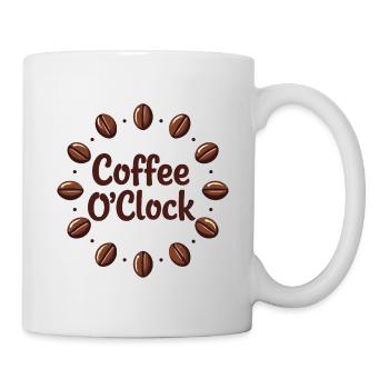 Coffee dream design with Coffee O'Clock theme - Mug - white - Right