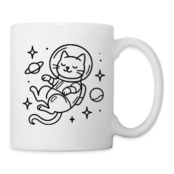 Abstract Digital Art Pattern - Mug - white - Right